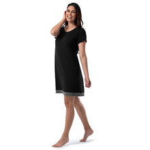 Load image into Gallery viewer, Fruit of the Loom Women's Super Soft and Breathable Sleep Shirt, Black, Medium