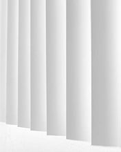 Load image into Gallery viewer, CHICOLOGY Vertical Blinds , Door Blinds , Blinds & Shades , Blackout Blinds ,Window Shade , Vertical Blinds for Sliding Doors , Sliding Blinds Oxford White (High Quality Vinyl) 78"W X 84"H