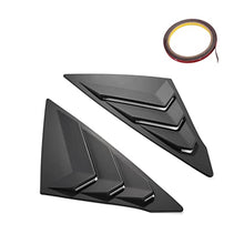 Load image into Gallery viewer, Thenice for 11th Gen Civic Racing Style Rear Side Window Louvers Air Vent Scoop Shades Cover Blinds for Honda Civic Sedan 2022 -Matt Black