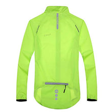 Load image into Gallery viewer, Santic Men's Cycling Skin Coat Jersey Bicycle Windproof Jacket Green