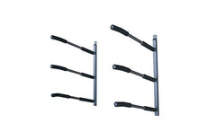 Load image into Gallery viewer, Glacik Universal Wall Mount Rack Storage with Padded Arms for 3 SUP Paddle Boards