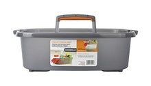 Load image into Gallery viewer, Casabella Rectangular Storage Caddy, Graphite, 4 gallons - 62441,Orange and Graphite