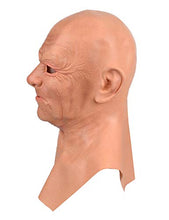 Load image into Gallery viewer, BSTANG Halloween Realistic Mask The Old Man/Young Man/Bald Head Silicone Mask Halloween Cosplay Mask Men Women Masquerade Party Mask (Bald Head)