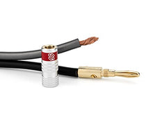Load image into Gallery viewer, Sewell Silverback Banana Plugs, 24k Gold Dual Screw Lock Speaker Connector, 12 Pairs