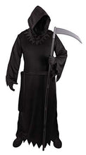 Load image into Gallery viewer, Grim Reaper Costume Adult with Glowing Red Eyes (Large)