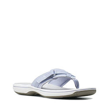 Load image into Gallery viewer, Clarks Women's Breeze Sea Flip-Flop, Lavender Synthetic, 9