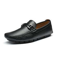 Load image into Gallery viewer, Bruno Marc Mens Faux Leather Driving Penny Loafers Boat Shoes, Black - 6.5 (Hugh-01)