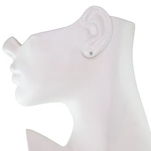 Load image into Gallery viewer, 14K White Gold Ball Stud Earrings (4mm - White Gold)