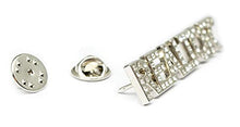 Load image into Gallery viewer, Real Estate Agent REALTOR® Crystal Lapel Pin (REALTOR Silver & Gold 2 Pack)
