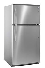 Load image into Gallery viewer, Kenmore Top-Freezer Refrigerator with LED Lighting and 20.8 Cubic Ft. Total Capacity, Stainless Steel