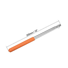 Load image into Gallery viewer, uxcell 4.6ft/1.4m Handheld Flagpoles Stainless Steel Guide Flag Pole Teaching Pointer for Tour Guides and Teachers Orange 2pcs