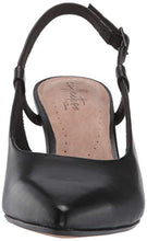 Load image into Gallery viewer, Clarks Women's Linvale Loop Pump, Black Leather, 080 M US