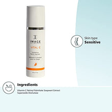 Load image into Gallery viewer, IMAGE Skincare VITAL C Hydrating Facial Cleanser - Gentle Cleanser with Vitamin C and Vitamin A to Support Healthy-Looking, Radiant Skin - 6 fl oz