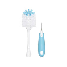 Load image into Gallery viewer, OXO Tot Bottle Brush with Nipple Cleaner and Stand, Aqua