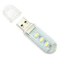 Load image into Gallery viewer, OUOU USB Reading Light Mini Portable LED Night Light USB Keychain Lights for Reading Outdoor Powered Camping Lamp-(Pack of 5)