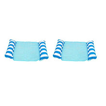 Load image into Gallery viewer, Aqua Leisure Monterey Hammock 4-in-1 Multi Purpose Inflatable Pool Float with Hammock, Lounge Chair, Drifter and Exercise Saddle, Blue (2 Pack)