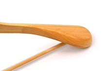 Load image into Gallery viewer, SUNTRADE Wide Shoulder Wooden Suit/Coat Hanger,Wood Coat Dress, Jacket, Heavy Clothes,Pant Hanger (Beige)