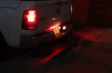 Load image into Gallery viewer, iJDMTOY Red Lens 54-SMD Full LED Tailgate ID Lightbar w/ F1 Strobe Flash Feature Compatible With 2006-up Dodge RAM 1500 2500 3500 Heavy Duty