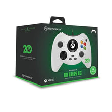 Load image into Gallery viewer, Hyperkin Hyperkin Duke Wired Controller for Xbox Series X|S/Xbox One/Windows 10 (Xbox 20th Anniversary Limited Edition) (White) - Officially Licensed by Xbox - Xbox;