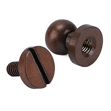 Load image into Gallery viewer, 20Pcs Round Head Rivets, Luggage Hardware Accessories Portable Good Toughness Round Head Stud Screws Nails for DIY Leather Crafts/Shoes/Bag//Clothe(10X8mm)