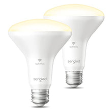 Load image into Gallery viewer, Sengled Smart Light Bulbs, Smart Flood Light, Smart Bulb That Works with Alexa & Google Assistant, 7.5W 65W Equivalent,2700K Soft White BR30 Smart Light, No Hub Required, 2.4Ghz WiFi Only, 2 Pack