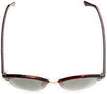 Load image into Gallery viewer, Ray-Ban Unisex-Adult RB4246 Clubround Sunglasses, Red Havana/Polarized Green, 51 mm