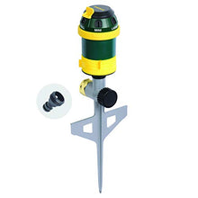 Load image into Gallery viewer, Melnor 65065-AMZ 6 Pattern Turbo Rotary Sprinkler with QuickConnect Product Adapter Set, Green, Yellow, Black