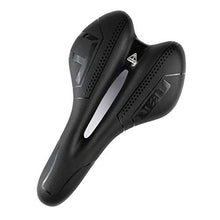 Load image into Gallery viewer, ZHIQIU Comfortable Bike Saddle Mountain Bicycle Seat Profession Road MTB Bike Seat Outdoor Or Indoor Cycling Cushion Pad (Black/Black)