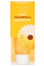 Load image into Gallery viewer, APRILSKIN Calendula Peel Off Mask + FREE Calendula Deep Essence Mask 2EA | Dry, sensitive, acne-prone skin | Exfoliating, soothing & hydrating | 3.52 oz | No sulfates and artificial fragrance