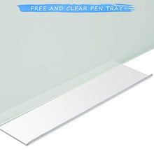 Load image into Gallery viewer, QUEENLINK,Magnetic Glass Board,Glass Whiteboard Board, 36x 24 Inches Glass Dry Erase White Board, 3 Magnets Included, Normal White