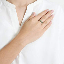 Load image into Gallery viewer, White Gold 9K Eight Square Peridot Half-Eternity Anniversary Ring Size 5, 5.25, 6, 6.5, 6.75, and 7.5 Contemporary Design For Women August Birthstone Promise Band