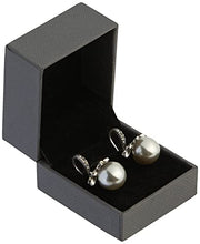 Load image into Gallery viewer, The Retro Vintage Fashion Luxury Flower Matt Black Pearl with Zircon Earrings with S925 Silver Post for Women Girl Gifts Valentines/Birthday/ Anniversary / Mother’s Day