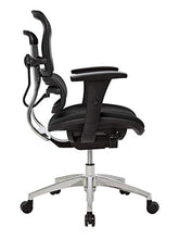 Load image into Gallery viewer, WorkPro 12000 Series Ergonomic Mesh/Fabric Mid-Back Manager's Chair, Black/Chrome