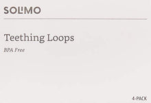 Load image into Gallery viewer, Amazon Brand - Solimo Teething Loops, BPA Free (Pack of 4)