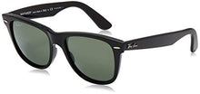 Load image into Gallery viewer, Ray-Ban Unisex-Adult RB2140 Original Wayfarer Sunglasses, Black/Polarized Green, 54 mm