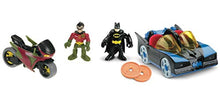 Load image into Gallery viewer, Fisher-Price Imaginext DC Super Friends, Batmobile & Cycle, What’s the coolest way for kids to cruise around Gotham City