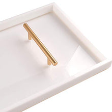 Load image into Gallery viewer, ZXMOTO Clear Bathtub Caddy Tray 33 Inch Acrylic Bathtub Caddy Tray with Stainless Steel Gold Handles