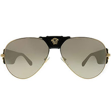 Load image into Gallery viewer, Versace Mens Sunglasses Gold/Brown Metal - Non-Polarized - 62mm
