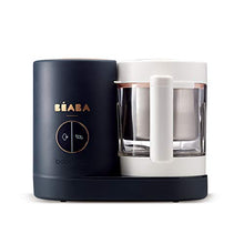 Load image into Gallery viewer, BEABA Babycook Neo, Glass 4 in 1 Steam Cooker & Blender, Comes with Stainless Steel Basket and Reservoir, 5.5 Cup Capacity (Midnight)