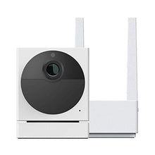 Load image into Gallery viewer, WYZE Cam Outdoor Starter Bundle (Includes Base Station and 1 Camera), 1080p HD Indoor/Outdoor Wire-Free Smart Home Camera with Night Vision, 2-Way Audio, Works with Alexa & Google Assistant, white