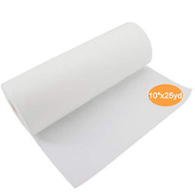 Load image into Gallery viewer, New brothread Wash Away - Water Soluble Machine Embroidery Stabilizer Backing & Topping 10" x 25 Yd roll - Light Weight - Cut into Variable Sizes for Machine Embroidery and Hand Sewing