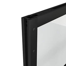 Load image into Gallery viewer, JUBEST Double Barn Door 72 x 84 in with 13FT Hardware Kit, 2 Sets of 36x84 in Clear Tempered Glass Aluminum Frame Barn Door,Pocket Interior Door, Easy Assembly,Black Top-Mounted Hardware