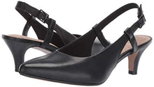Load image into Gallery viewer, Clarks Women's Linvale Loop Pump, Black Leather, 080 M US