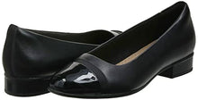 Load image into Gallery viewer, Clarks womens Juliet Monte Pump, Black Leather/Synthetic, 8 US