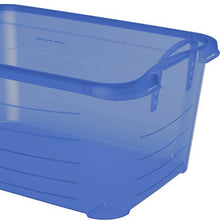 Load image into Gallery viewer, Life Story Blue Closet Organization & Storage Box Container, 55 Quart (4 Pack)