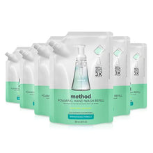 Load image into Gallery viewer, Method Foaming Hand Soap, Refill, Coconut Water, 28 oz, 6 pack, Packaging May Vary