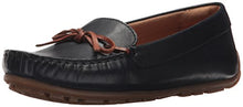 Load image into Gallery viewer, Clarks Women's Dameo Swing Driving Style Loafer, Navy Leather, 7.5 Medium US