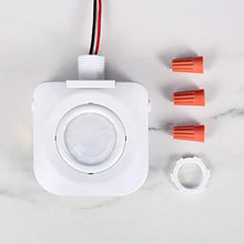 Load image into Gallery viewer, EverElectrix Ceiling Occupancy Motion Sensor, Passive Infrared Technology, High Bay Fixture Mount 360 Degree, Hard-Wired, 120-277 VAC, Commercial/Industrial Grade, 10 Pack