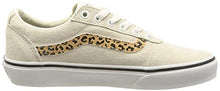 Load image into Gallery viewer, Vans Women's Low-Top Trainers Sneaker, Cheetah Stripe Marshmallow White, 9.5