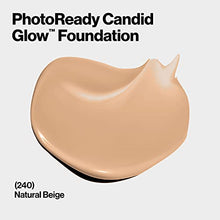 Load image into Gallery viewer, Liquid Foundation by Revlon, Photo Ready Candid Glow Face Makeup for Sensitive and Dry Skin, Longwear Sheer-Medium Coverage with Natural Glow Finish, 240 Natural Beige, 0.75 Oz